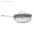 Non-Stick Stainless Steel Cooking Wok Frypan